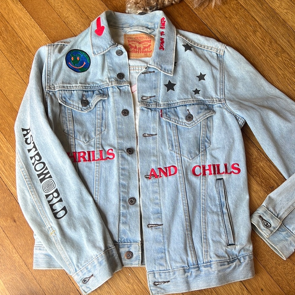 Astroworld vintage Levi’s jacket
